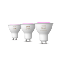 Phillips Hue LED GU10 Spotlights | Smart RGBW | 4.2W 3 Pack